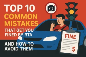 Top 10 Common Mistakes That Get You Fined by RTA in Dubai